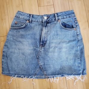 Denim Mini Skirt